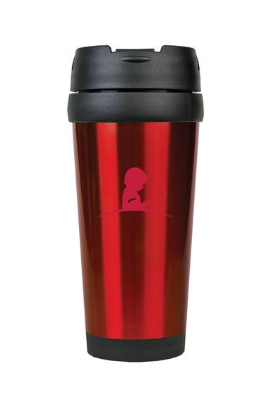 16 oz. Laserable Stainless Steel Travel Mug without Handle