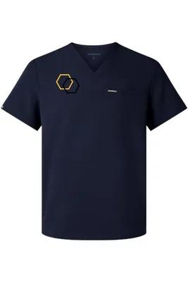 Jaanuu Platt 3-Pocket Scrub V-Neck Top